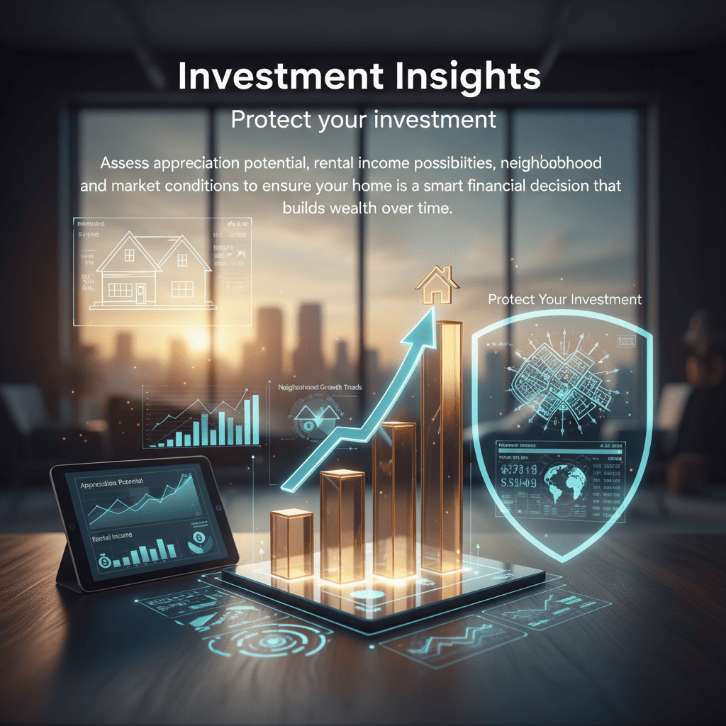 Investment insights and property analysis interface